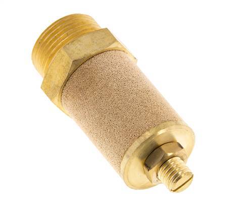 G3/4'' Messing Smoorgeluiddemper Met Borgmoer