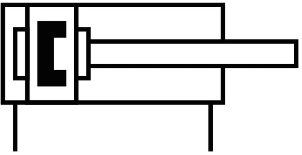Festo Swing Clamp Cylinder 32mm Bore 20mm Stroke Double Acting - 535491