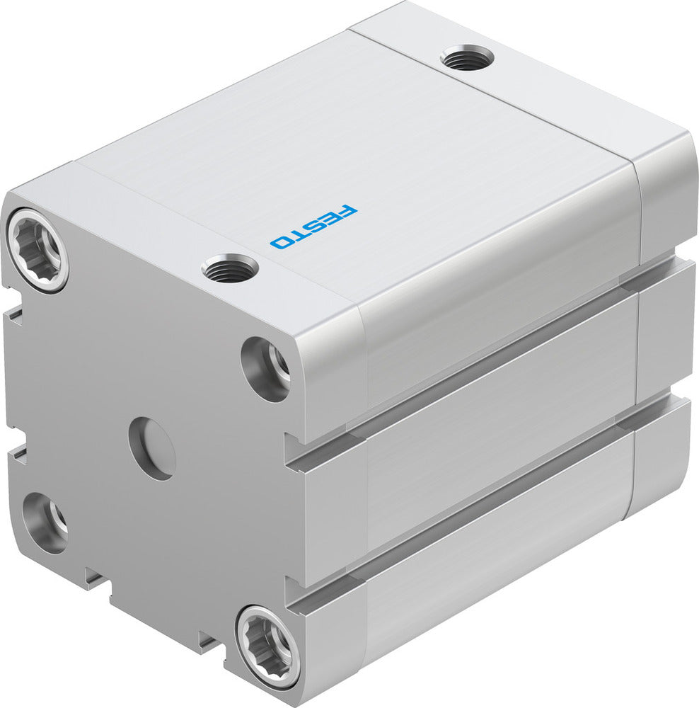 Festo Compact Cylinder 63mm Bore 50mm Stroke ISO 21287 Double Acting - 572715