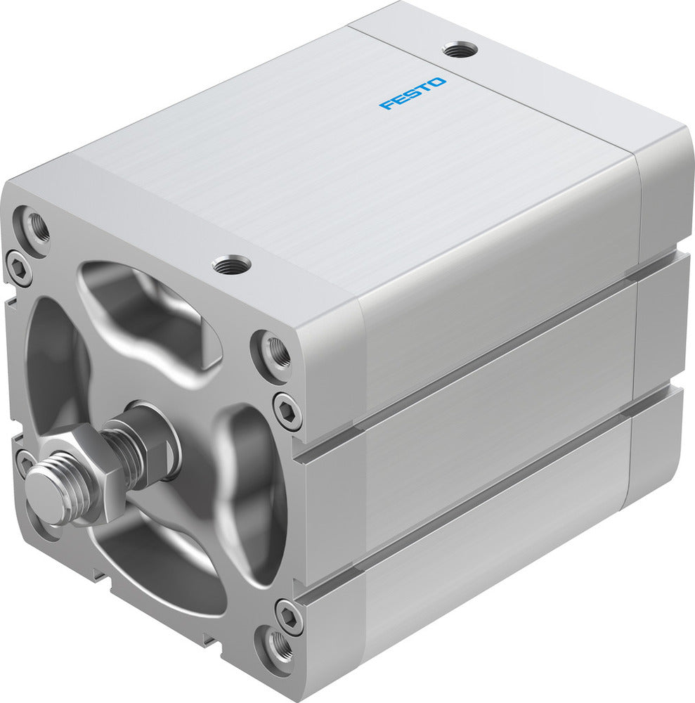 Festo Compacte Cilinder 100mm Boring 80mm Slag ISO 21287 Dubbelwerkend - 536382