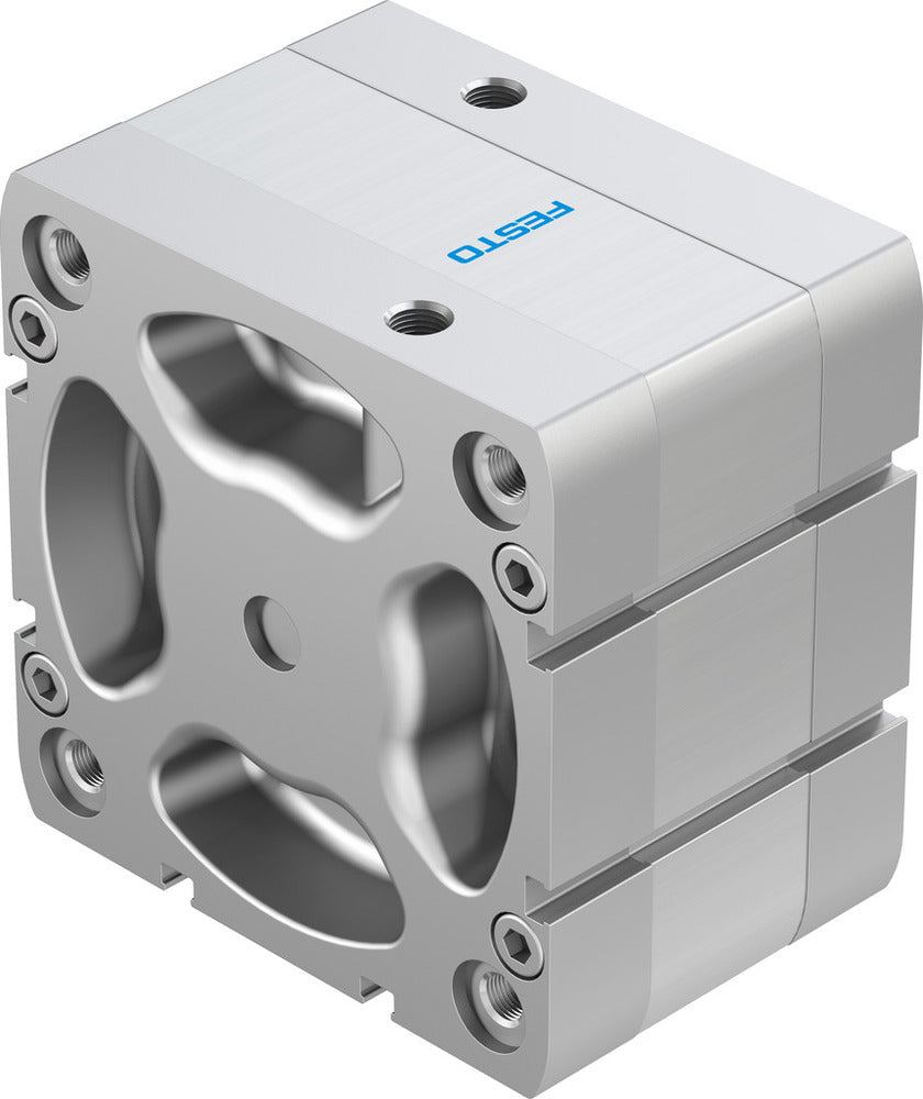 Festo Compacte Cilinder 100mm Boring 10mm Slag ISO 21287 Dubbelwerkend - 536384