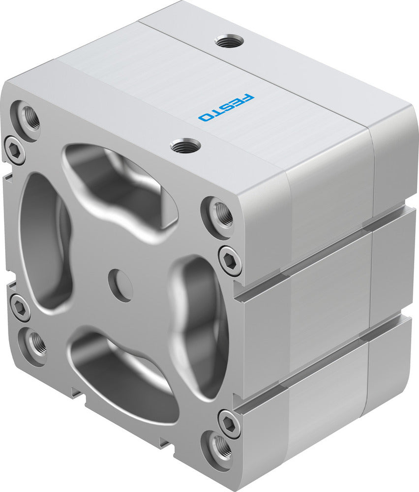 Festo Compact Cylinder 100mm Bore 15mm Stroke ISO 21287 Double Acting - 536385