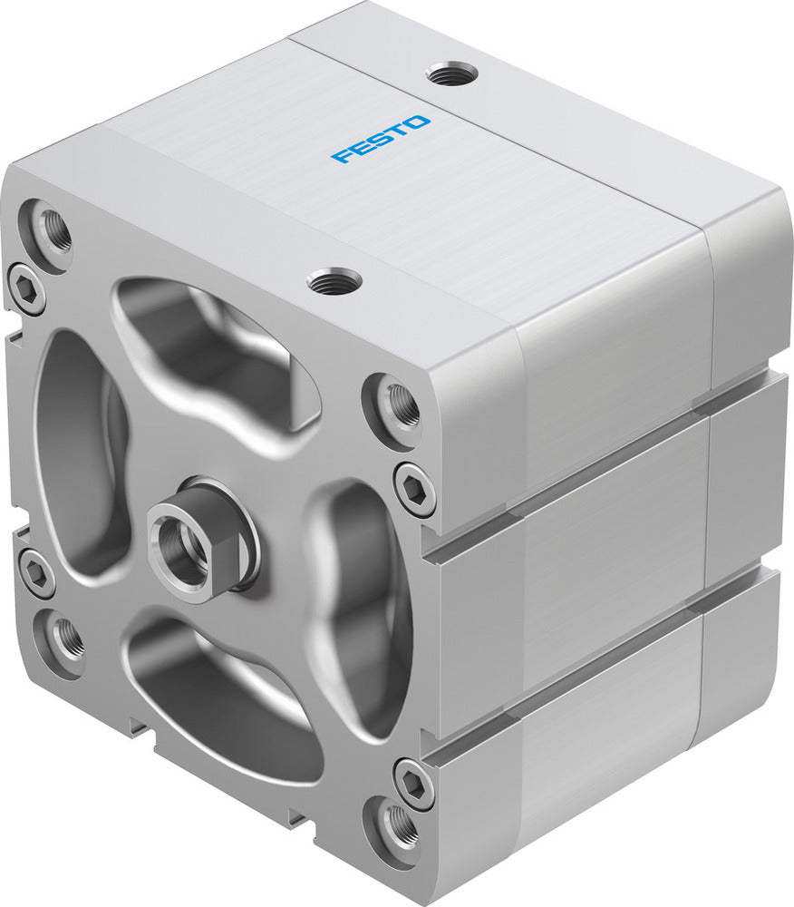 Festo Compact Cylinder 100mm Bore 25mm Stroke ISO 21287 Double Acting - 577193