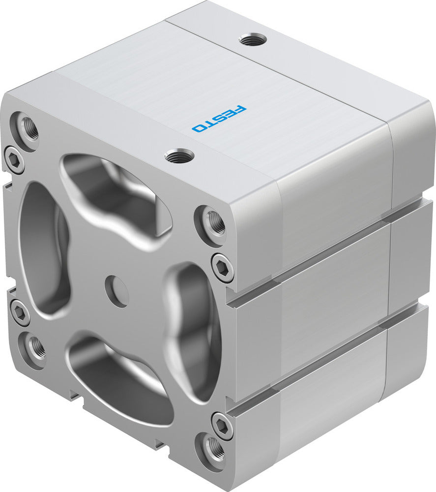 Festo Compact Cylinder 100mm Bore 30mm Stroke ISO 21287 Double Acting - 536388
