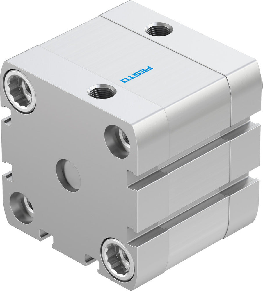 Festo Compact Cylinder 50mm Bore 15mm Stroke ISO 21287 Double Acting - 572692