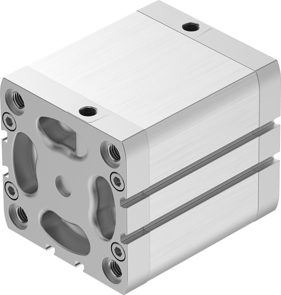 Festo Compacte Cilinder 80mm Boring 60mm Slag ISO 21287 Dubbelwerkend - 572725