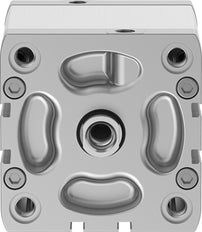 Festo Compacte Cilinder 80mm Boring 60mm Slag ISO 21287 Dubbelwerkend - 572725