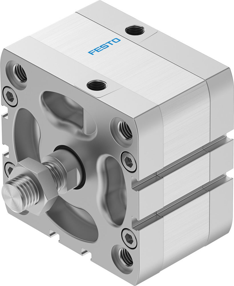Festo Compact Cylinder 80mm Bore 10mm Stroke ISO 21287 Double Acting - 536353