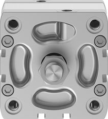 Festo Compacte Cilinder 80mm Boring 20mm Slag ISO 21287 Dubbelwerkend - 572729