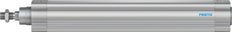 Festo Cilinder 50mm Boring 320mm Slag ISO 15552 Dubbelwerkend - 1376312