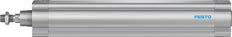 Festo Cilinder 80mm Boring 400mm Slag ISO 15552 Dubbelwerkend - 1383343