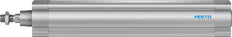 Festo Cilinder 80mm Boring 400mm Slag ISO 15552 Dubbelwerkend - 1383376
