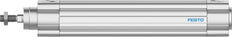 Festo Cilinder 32mm Boring 150mm Slag ISO 15552 Dubbelwerkend - 3656521