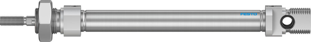 Festo Cilinder 12mm Boring 80mm Slag ISO 6432 Dubbelwerkend - 19193