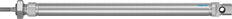 Festo Cilinder 16mm Boring 200mm Slag ISO 6432 Dubbelwerkend - 559270