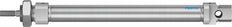 Festo Cilinder 20mm Boring 160mm Slag ISO 6432 Dubbelwerkend - 19241