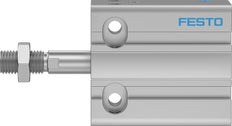 Festo Compacte Cilinder 25mm Boring 10mm Slag Enkelwerkend - 4829867