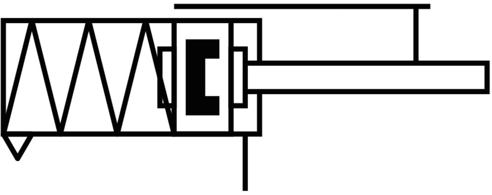 Festo Compacte Cilinder 6mm Boring 5mm Slag Enkelwerkend - 4830974