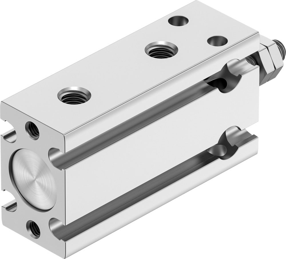 Festo Compact Cylinder 10mm Bore 10mm Stroke Double Acting - 4831869