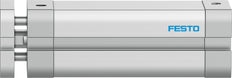 Festo Compacte Cilinder 16mm Boring 50mm Slag ISO 21287 Dubbelwerkend - 554219