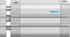 Festo Compacte Cilinder 40mm Boring 50mm Slag ISO 21287 Dubbelwerkend - 554255