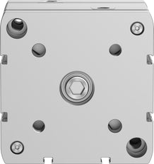 Festo Compacte Cilinder 100mm Boring 10mm Slag ISO 21287 Dubbelwerkend - 554286