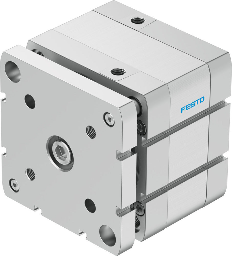 Festo Compacte Cilinder 100mm Boring 15mm Slag ISO 21287 Dubbelwerkend - 554287