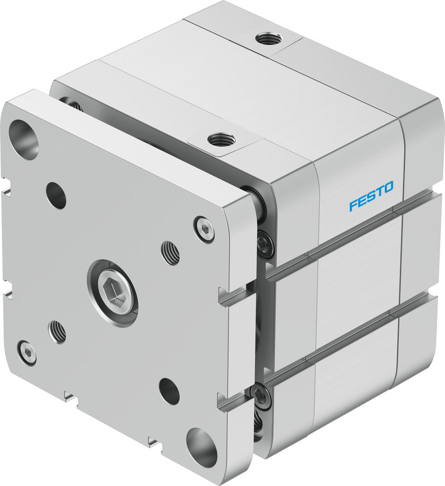 Festo Compacte Cilinder 100mm Boring 20mm Slag ISO 21287 Dubbelwerkend - 554288