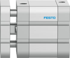 Festo Compacte Cilinder 50mm Boring 20mm Slag ISO 21287 Dubbelwerkend - 574042
