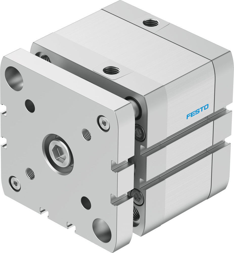 Festo Compacte Cilinder 80mm Boring 20mm Slag ISO 21287 Dubbelwerkend - 554279
