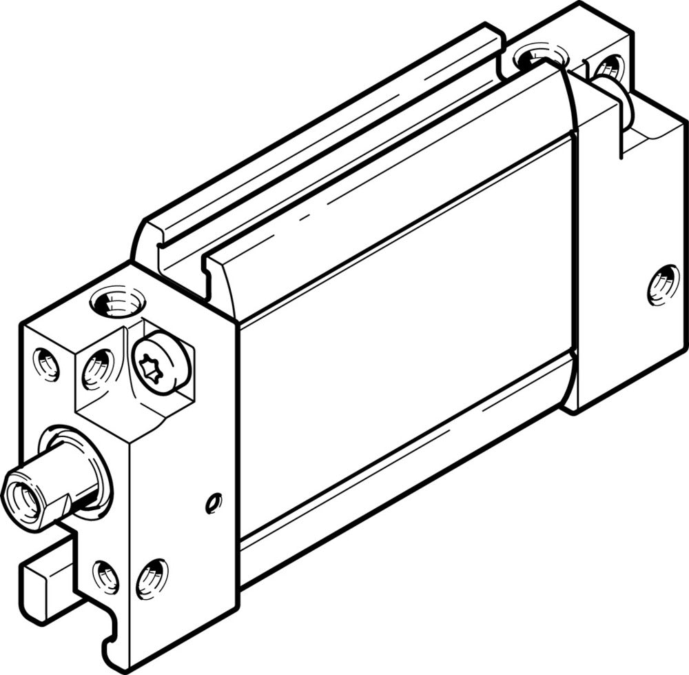 Festo Flat Cylinder 12mm Bore 125mm Stroke Double Acting - 164009