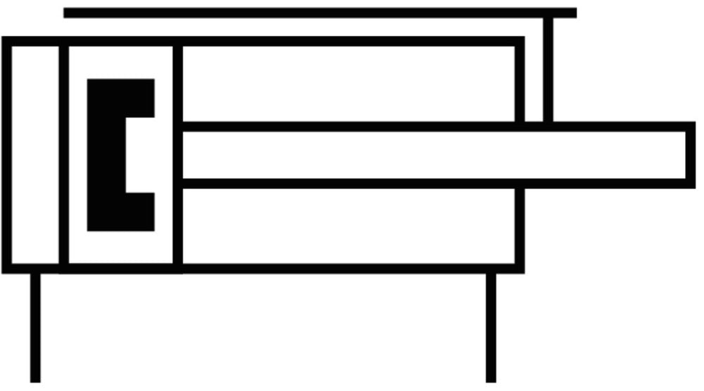 Festo Minislede 8mm Boring 20mm Slag Dubbelwerkend - 570162