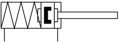 Festo Stopper Cylinder 20mm Bore 20mm Stroke Double Acting - 576074