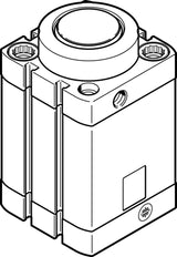 Festo Stoppercilinder 50mm Boring 20mm Slag Dubbelwerkend - 576147
