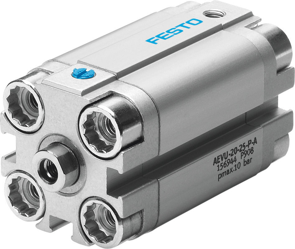 Festo Compact Cylinder 16mm Bore 20mm Stroke Single Acting - 156938