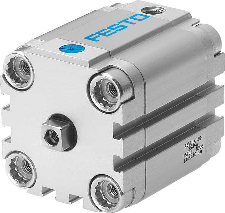 Festo Compact Cylinder 40mm Bore 20mm Stroke Single Acting - 157050
