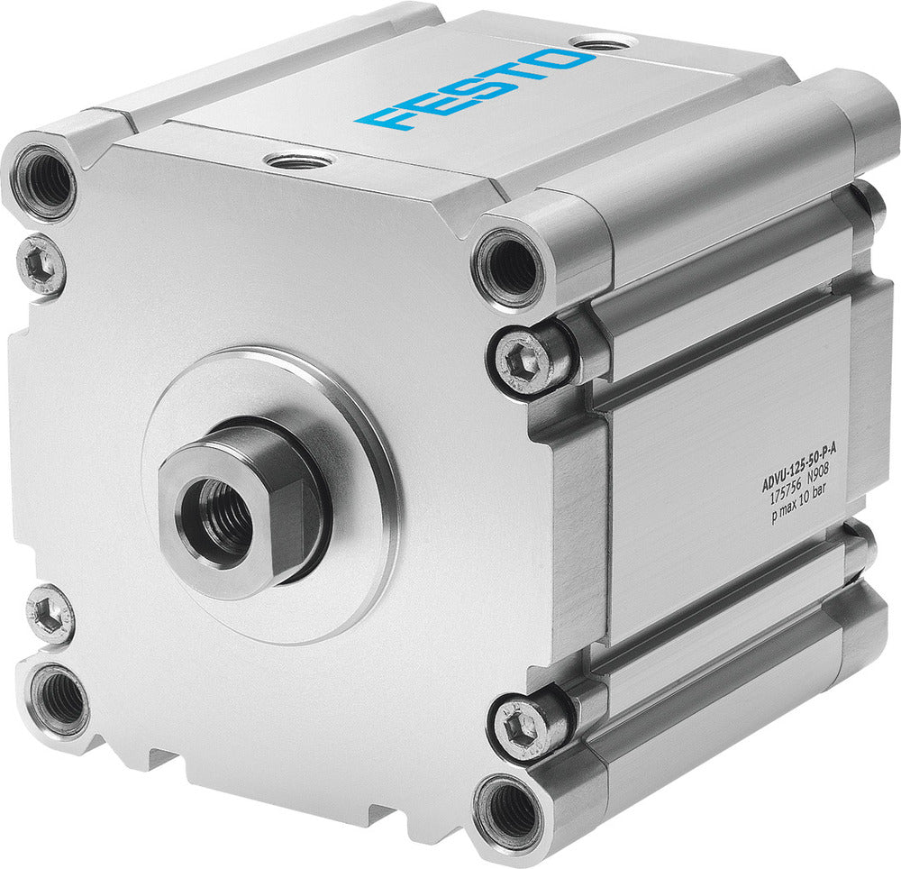 Festo Compact Cylinder 125mm Bore 50mm Stroke Double Acting - 175756