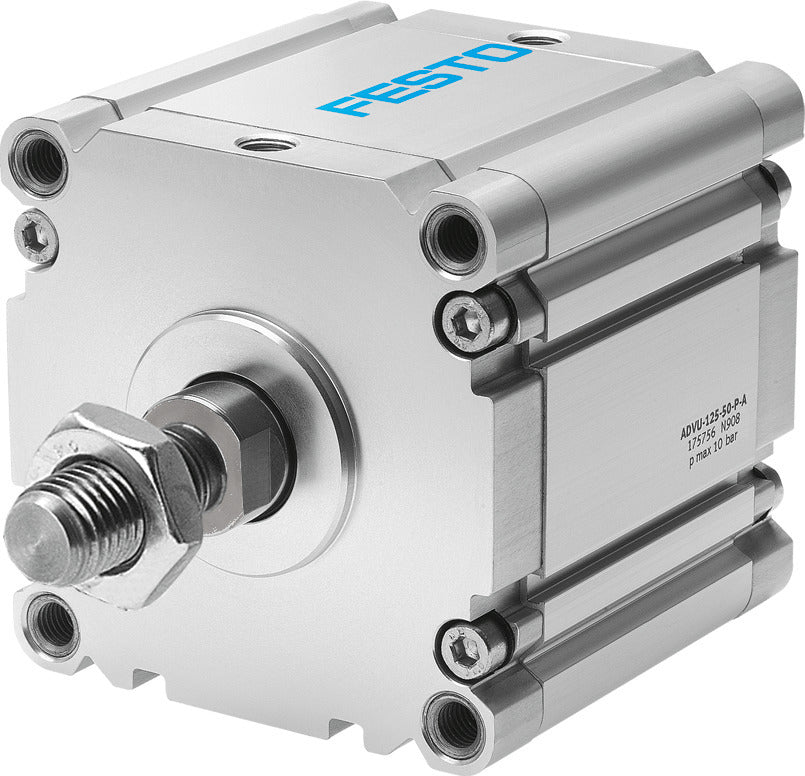 Festo Compact Cylinder 125mm Bore 10mm Stroke Double Acting - 175762