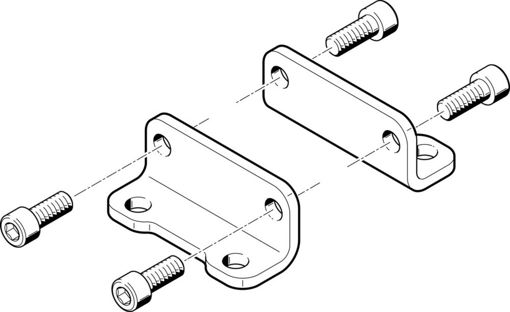 Festo Voetbevestiging Bouwgrootte 100 ISO 21287 - 537250