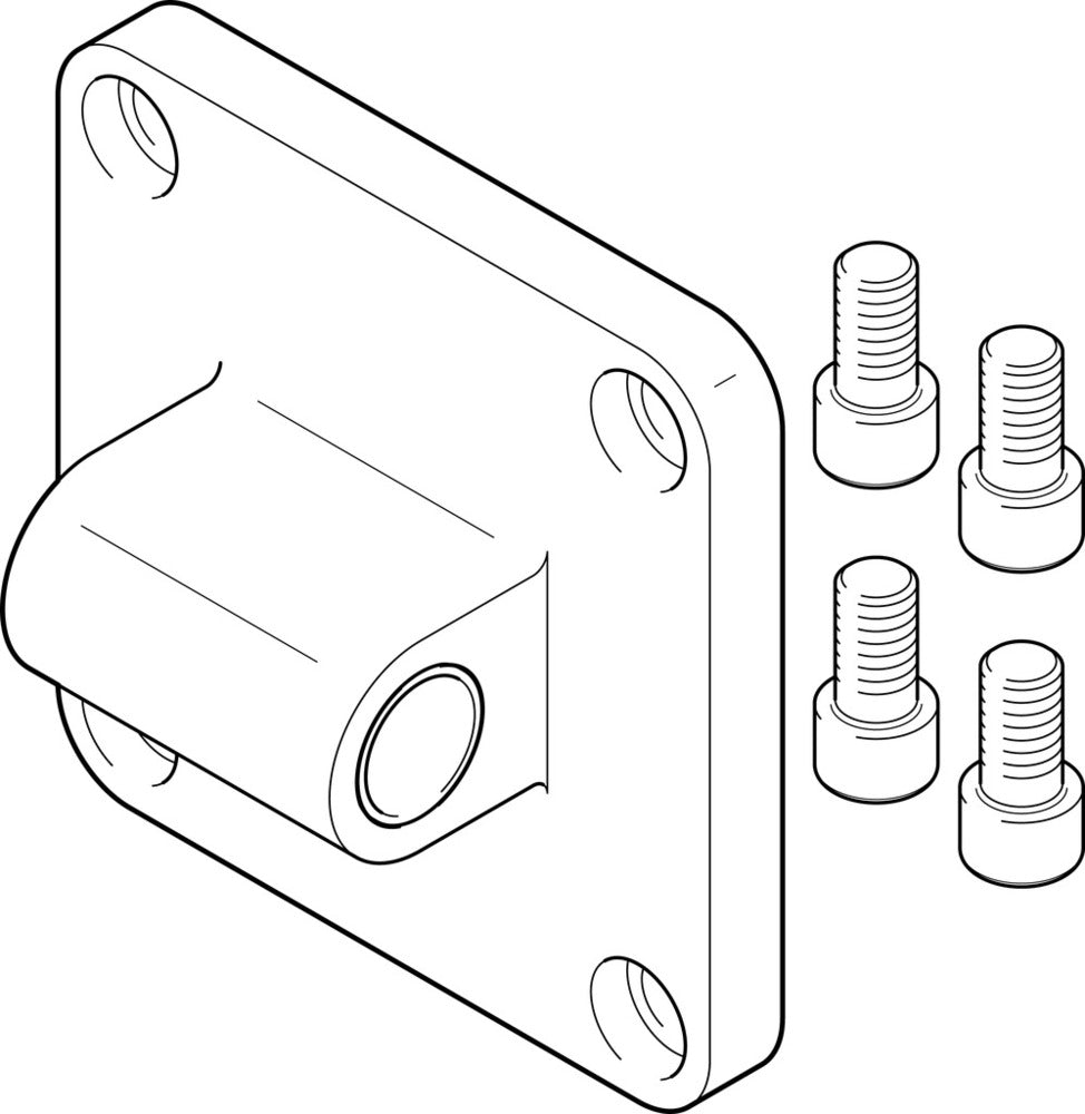 Festo Gaffel Flens Bouwgrootte 160 ISO 15552 - 151534