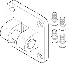 Festo Gaffel Flens Bouwgrootte 160 ISO 15552 - 152597