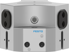 Festo Driepuntsgrijper 10mm Slag - Bouwgrootte 63 Dubbelwerkend - 1163046