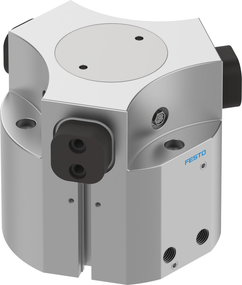 Festo Driepuntsgrijper 10mm Slag - Bouwgrootte 63 Dubbelwerkend - 1163047