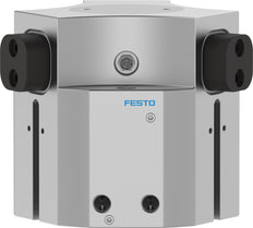 Festo Driepuntsgrijper 10mm Slag - Bouwgrootte 63 Dubbelwerkend - 1163047