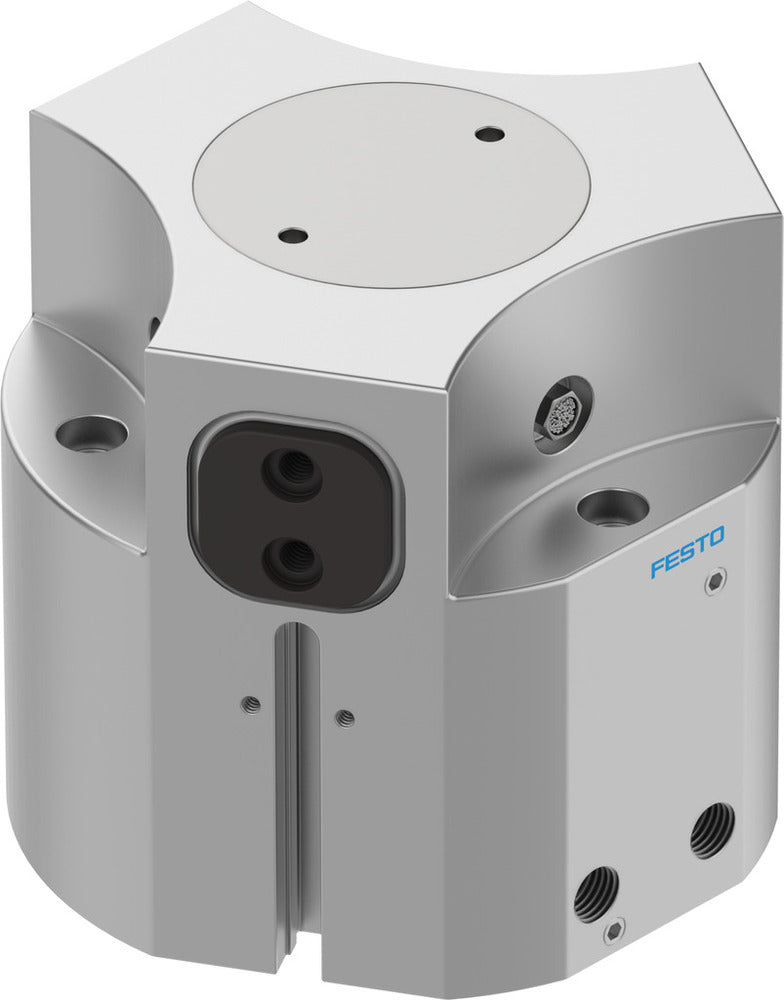 Festo Driepuntsgrijper 10mm Slag - Bouwgrootte 63 Dubbelwerkend - 1163048