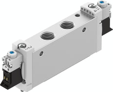 Festo 2x3/2 NO/NC Monostable Air Solenoid Valve G1/4 920l/min - 574436