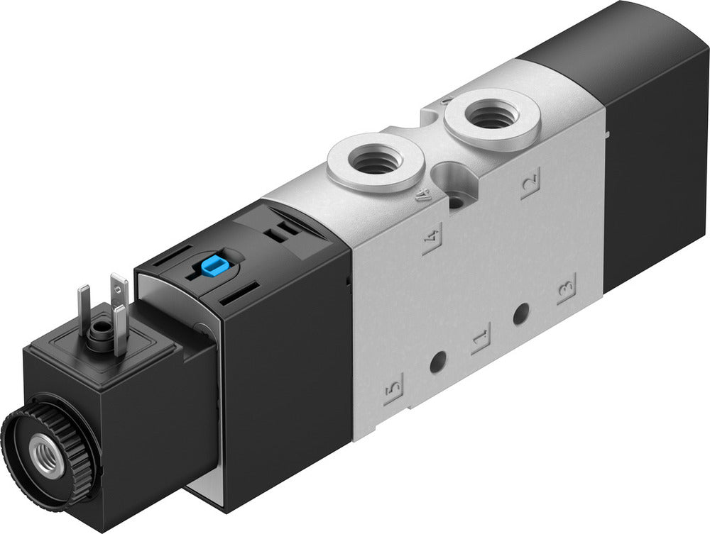 Festo 5/2 Monostabiele Lucht Magneetventiel G1/8 700L/Min - 575680