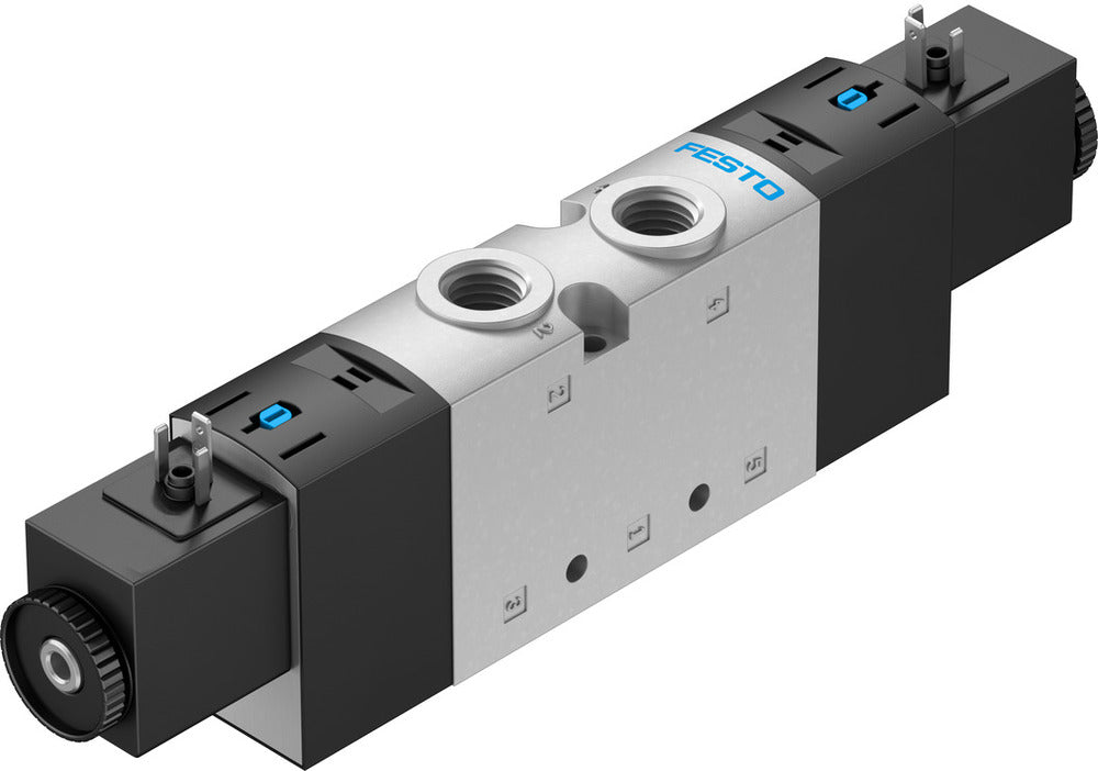 Festo 5/3 Pressurized Air Solenoid Valve G1/4 1000l/min - 575532