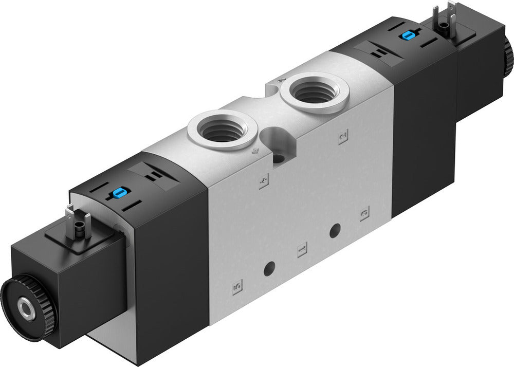 Festo 5/3 Pressurized Air Solenoid Valve G3/8 1600l/min - 575626