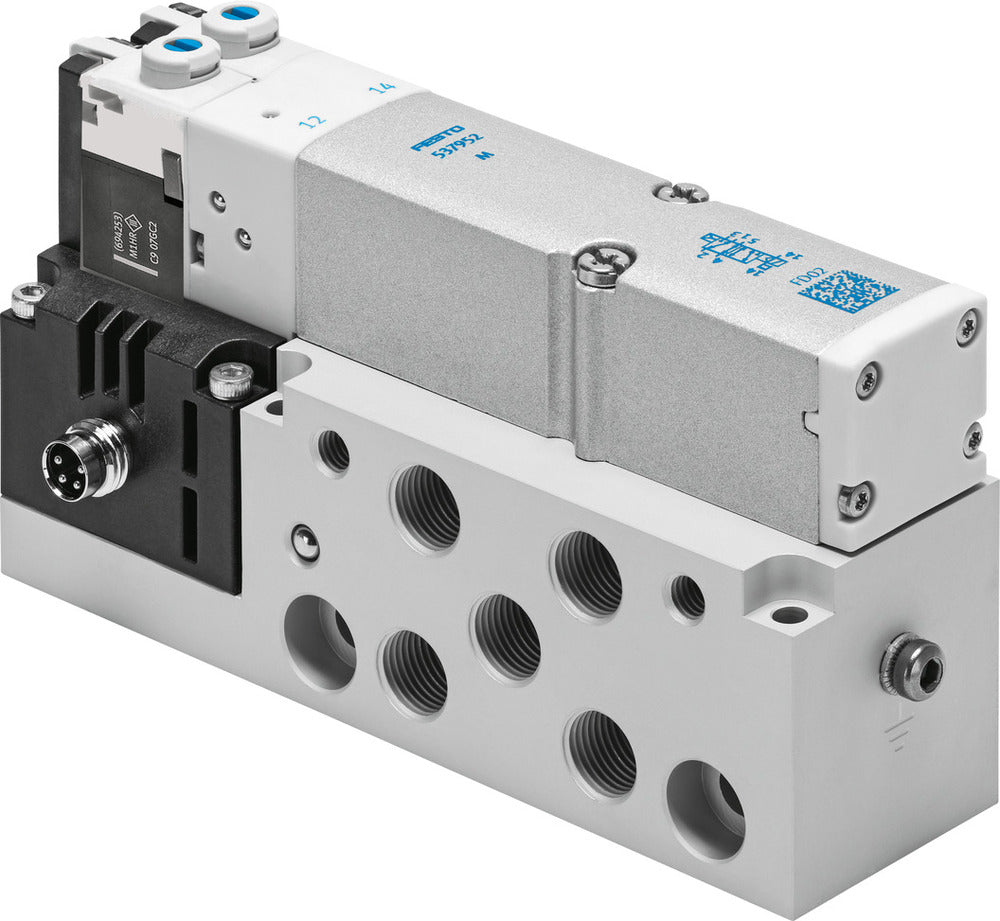 Festo 2x2/2 NC Monostabiel Lucht Magneetventiel G1/8 650L/Min - 545233